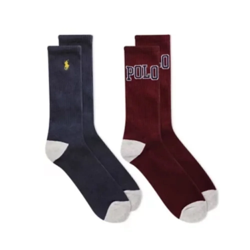 Polo Ralph Lauren Graphic Socks New Two Pack